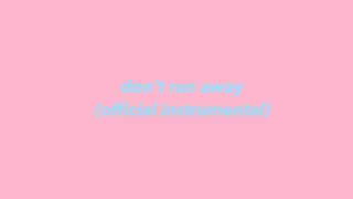 dont run away official instrumental by motte a teen ost part 4 kimchelley