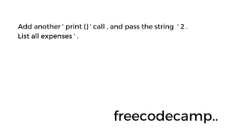 Learn Lambda Functions by Building an Expense Tracker Python Beta Cert Step 26