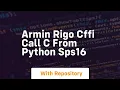 Armin rigo cffi call c from python sps16