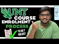 How to enroll for classes in UNT