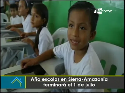 Año escolar en Sierra-Amazonía terminará el 1 de Julio