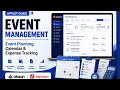 Event Management Applet Guide Event Planning Calendar Expense Tracking BigLedger