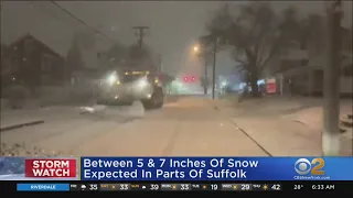 Highest Snow Totals Expected On Long Island