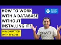 Entity Framework Core EF Core In Memory Database CRUD Operations