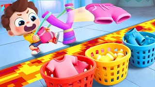 Kids Escape Room Adventure 2 | Clean-Up Challenge | Good Habits | Kids Songs | BabyBus