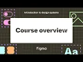 Course overview Introduction to design systems