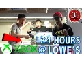 24 HOUR OVERNIGHT CHALLENGE IN LOWE S WITH AN XBOX