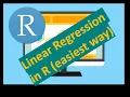 Linear Regression in R - IT COULDN T BE EASIER 3 minutes