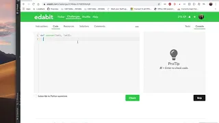 Python edabit Challenge Concatenating Two Integer Lists