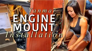 Yanmar Engine Mount Replacement & Alternative, Learn from our Mistakes! + ANOTHER BOAT RESCUE -Ep 78