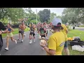 Watch as volunteers hand out water during the 2026 Quad-City Times Bix 7