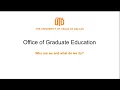 The Jonsson School Virtual Graduate Showcase 2025 - Office of Graduate Education Session