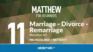 Marriage - Divorce - Remarriage