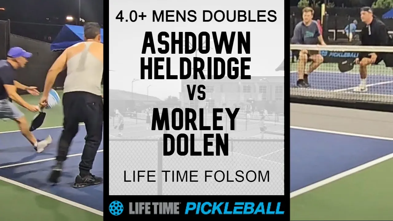 4.0+ Life Time Men's Doubles - Ashdown/Heldridge v  Morley/Dolen