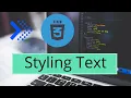 How To Code CSS Tutorial For Beginners Styling Text UltraDevX