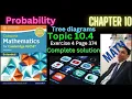 Ch 10 Ex 4 Tree Diagram igcse fifth edition extended David Rayner Ian Bettison Mathew Taylor
