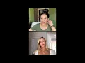 Instagram Live Cassie Steele Miriam McDonald