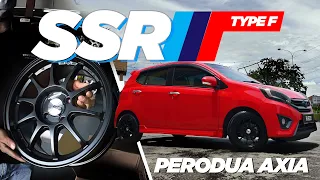 AXIA Masuk Rim SSR Type F Ngam tak ngam Guys Daihatsu Ayla Toyota Agya