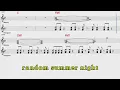 random summer night (Feat. Jordan Ward) - 로꼬 (Loco) (여자키C/+3) 여기MR / Karaoke / Music / 노래방