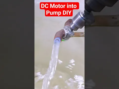 MAKE A WATER PUMP FROM DEAD DC MOTOR DIY $$$😃 #mrelectron