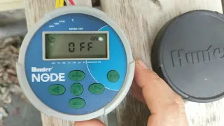 Hunter Node Timer One of Many Frustrating Features Beware Programming Irrigation 1 of 6