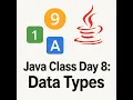 Java Tutorial Day 8 Data Types String vs Int Pre Post Increment Explained