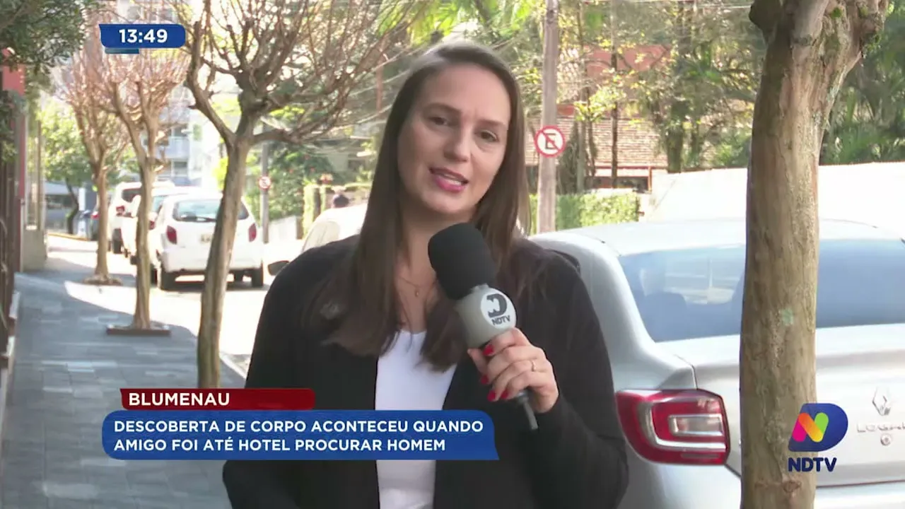 Blumenau: descoberta de corpo aconteceu quando amigo foi até hotel procurar homem