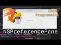 Cocoa Programming L84 - NSPreferencePane