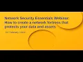 Truis Fortinet Webinar recording