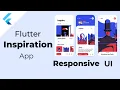 Flutter Inspiration App RESPONSIVE UI - Speed Code