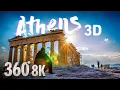 Athens Greece - 8K 3D 360 VR Guided Virtual Travel Relaxation in Meta Quest 3