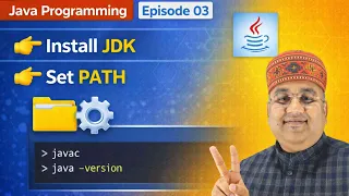 Episode 03 Install JDK Set PATH Variable Step-by-Step Java Programming
