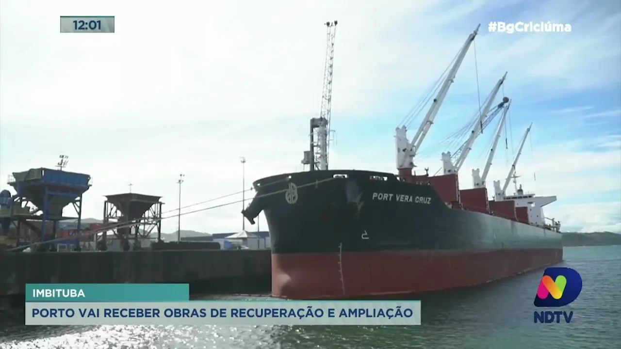 Obras tornarão o Porto de Imbituba no maior em extensão para embarcações em Santa Catarina
