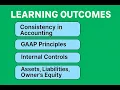 Grade 10 Accounting Lesson 2 GAAP Internal Controls Assets Liabilities Equity Explained