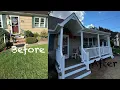 ENTIRE Front Porch Rebuild Step by Step Start 2 Finish