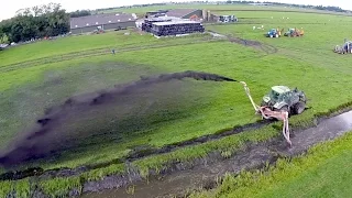 Ditch Cleaning Demonstration Baggerspuiten en Ecologisch Slootschonen demo