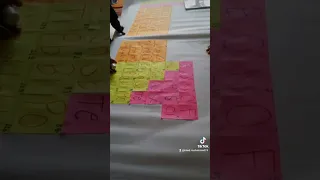 تصميم الجدول الدوري لترتيب العناصر الكيميائية مع طلابي 