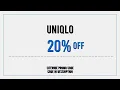 Uniqlo Discount Code 2025 May
