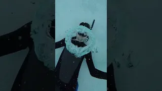 Taking a break from SCUBA Training to blow Rings. #shorts #scubatraining #blowingbubbles