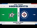 NHL Highlights Stars vs Jets - March 14 2025