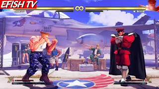 Guile Vs M Bison Hardest AI Street Fighter V 
