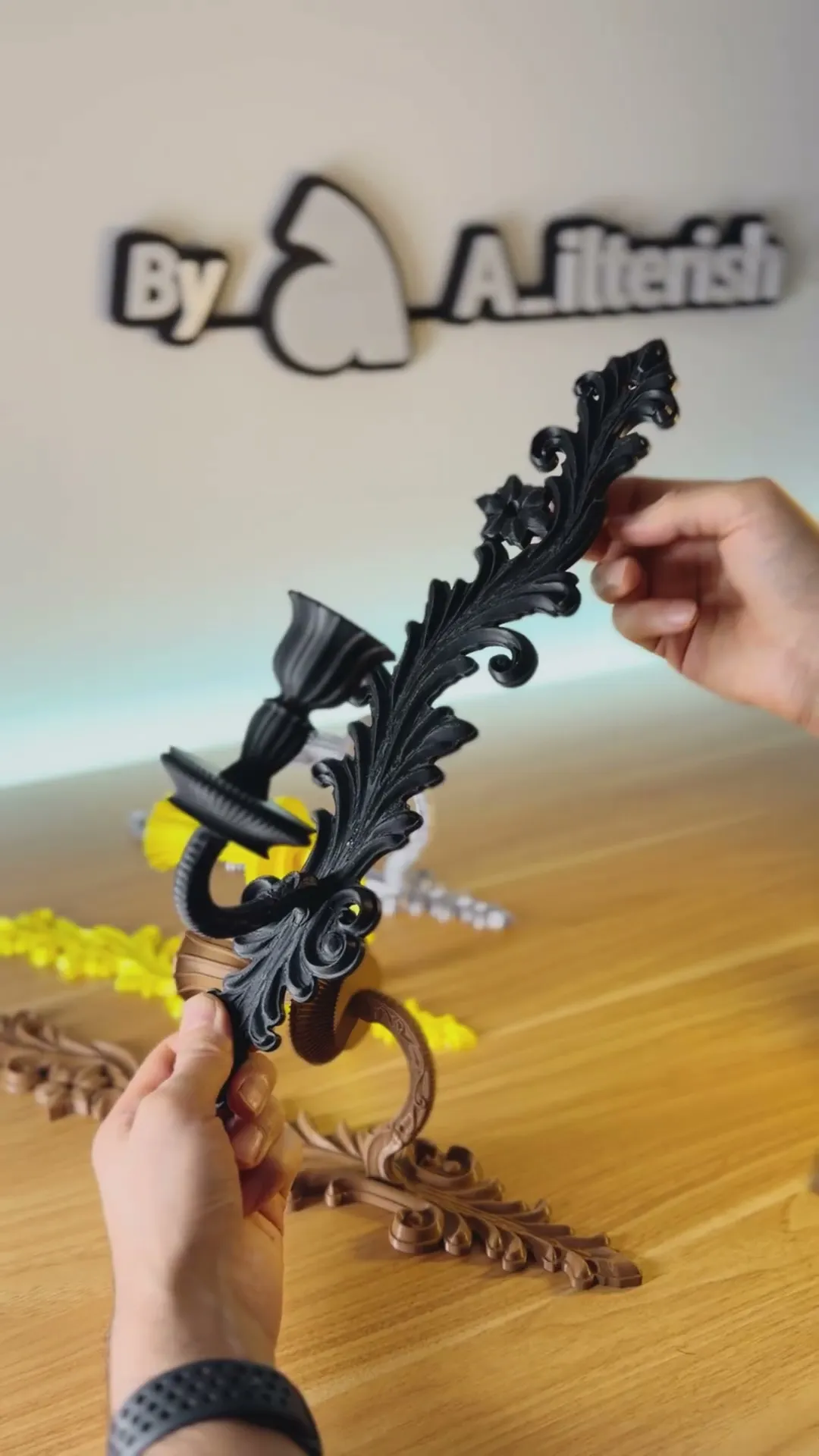 Classic Rococo Wall Candle Holder