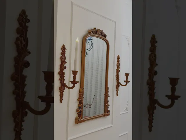 Classic Rococo Wall Candle Holder video thumbnail
