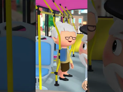 Here Comes the Pink Bus! | Fun Bus Song with Horns and Lights #Shorts