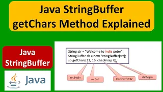 Java StringBuffer getChars Method Explained Java Tutorial