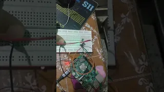 Raspberry Pi LED blinking and push button input Mini project