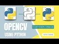 Cartoon effect on images using opencv in python