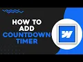 How To Add Countdown Timer To Webflow Easiest Way