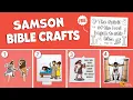 Samson Bible Crafts for Sunday School Kids