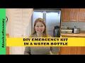 DIY Emergency Kit In a Water Bottle - Mini Emergency Survival Kit